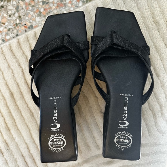 Black mega platform Jeffrey Campbell sandals - Picture 2 of 12
